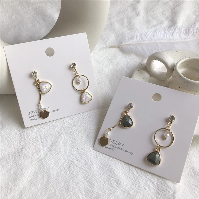 

Simple Asymmetrical Geometric Long Dangle Earrings For Women Jewelry Accessories Wedding Girl Bohemian Bijoux boucle d'oreille