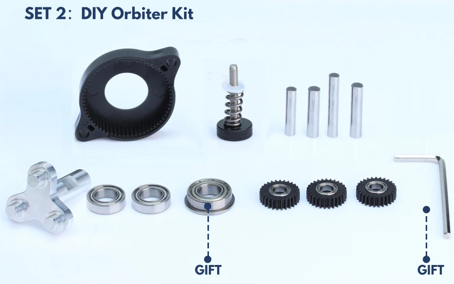 Trianglelab (Genuine Authorized) Orbiter Extruder DIY upgrade KIT for Orbiter Extruder V1.5 for voro 3D Printer Kit