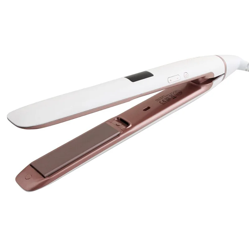 

China Hair Straightener Supplier Fast Heating Plate Portable Straightening Machine And Curling Iron 2 In 1 Flat Iron