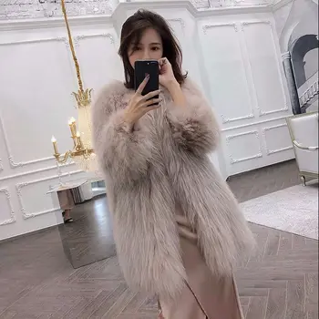 

Women 2020 Autumn Winter Thick Warm Faux Fur Coat Female Loose Casual Plush Jacket Ladies Fake Fur Shaggy Furry Outerwear G584