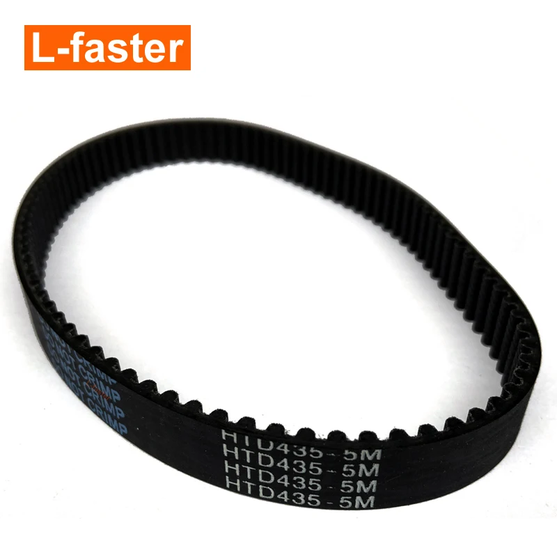 전기 스케이트보드 395mm 435mm HTD-5M 벨트 15mm 폭 HTD435-5M 스트랩 교체 부품 마운틴 보드 변환 키트용