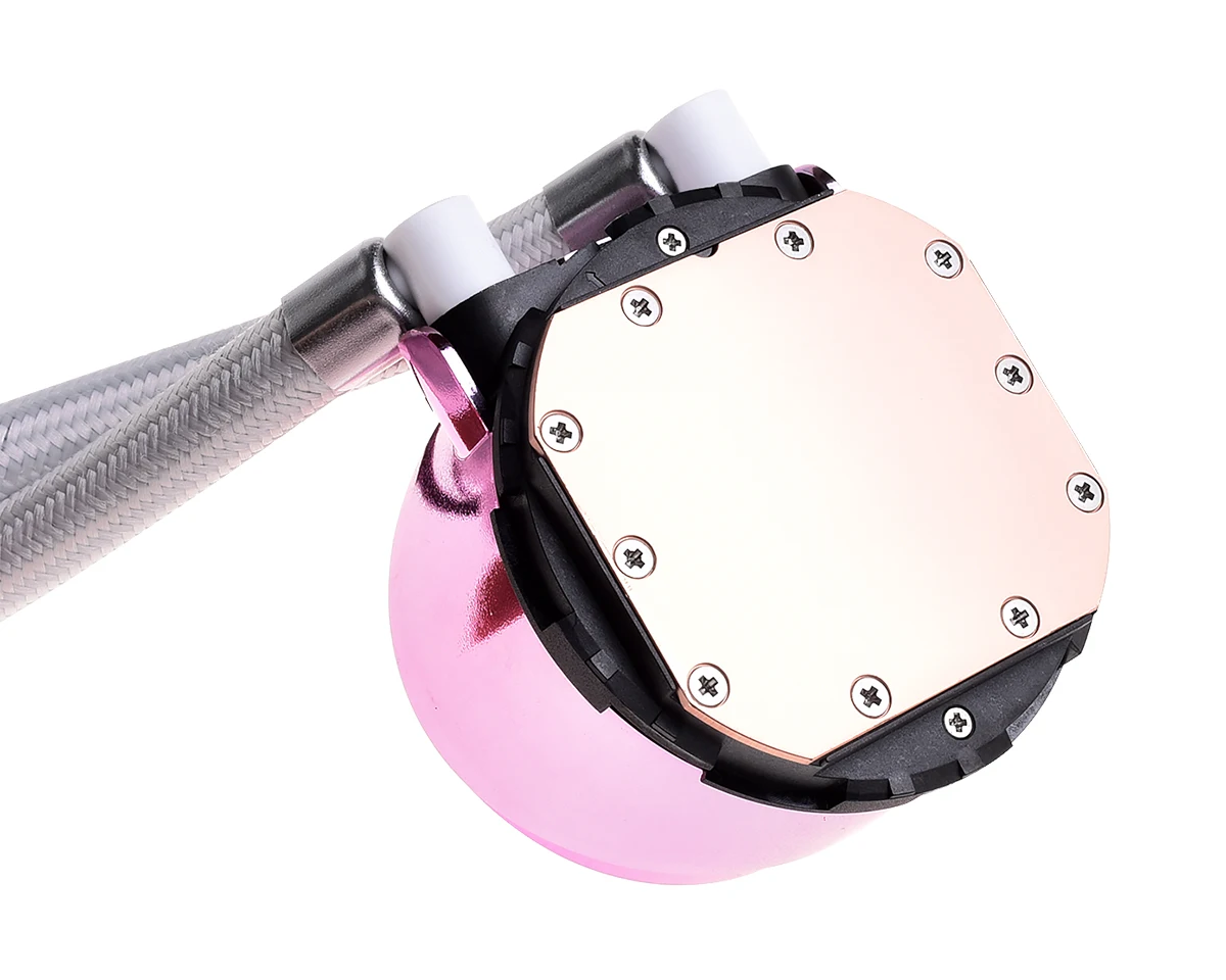 ID-kühlung PINKFLOW 240 Rosa Symphonie ARGB licht wirkung integrierte wasser-gekühlt CPU kühler