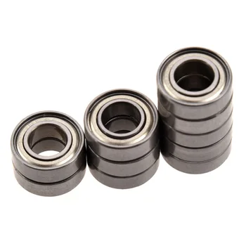 

New 10 Pcs 698Z 8 x 19 x6mm Single Row Sealed Deep Groove Ball Bearings