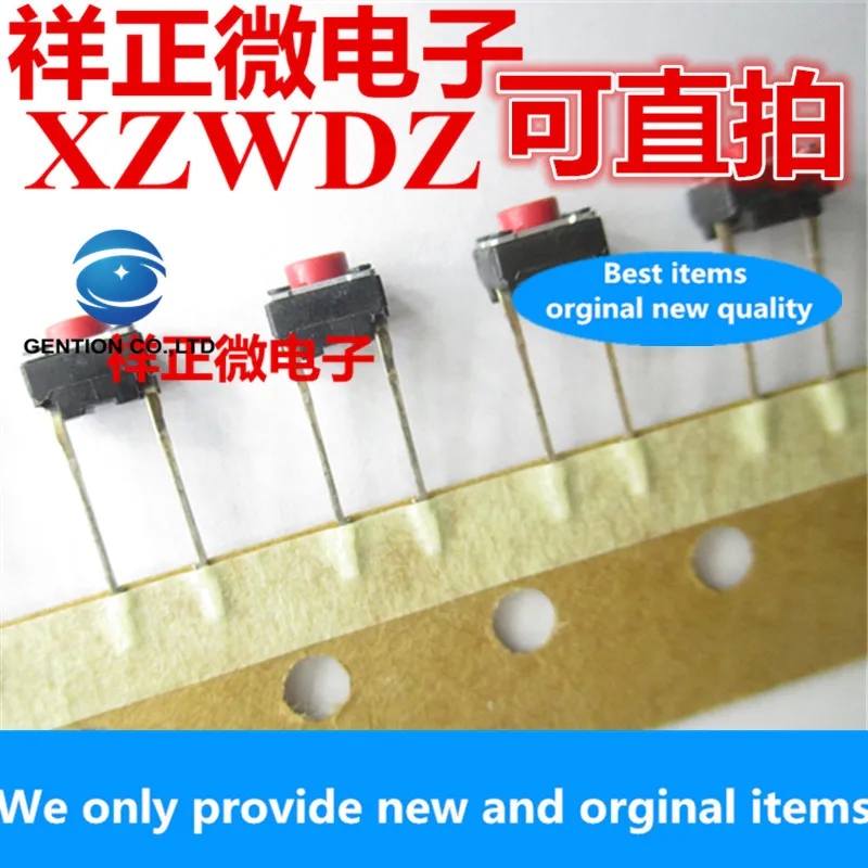 

50pcs 100% orginal new South Korea imported tact switch 6x6x5mm in-line 2-pin button 6X6X5 micro switch