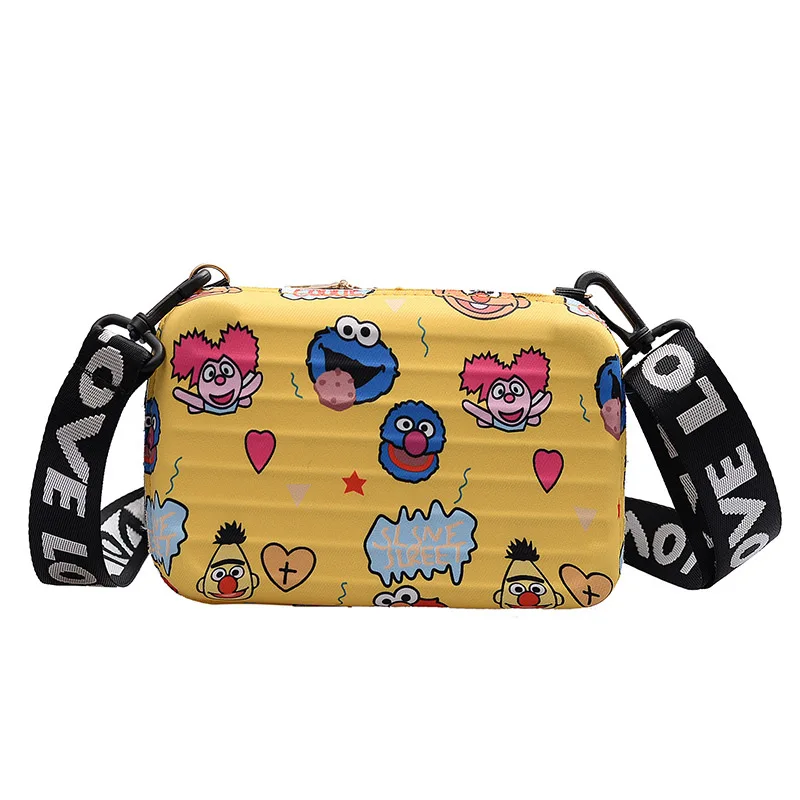 

Online Celebrity Bag Women's 2019 New Style Japanese-style Cute Cartoon Students Canvas Bag Versatile INS Crossbody Bag