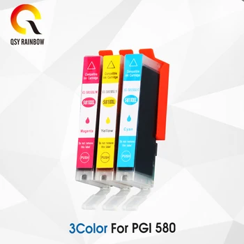 

3pcs pgi580 cli581 Compatible ink Cartridge For Canon 580 581, suit for TR7550 TR8550 TS6150 TS6151 TS8150 TS9155 printer