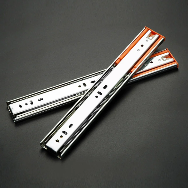 12 22 Inch Drawer Slides Silent Buffer Damping Slide Stainless