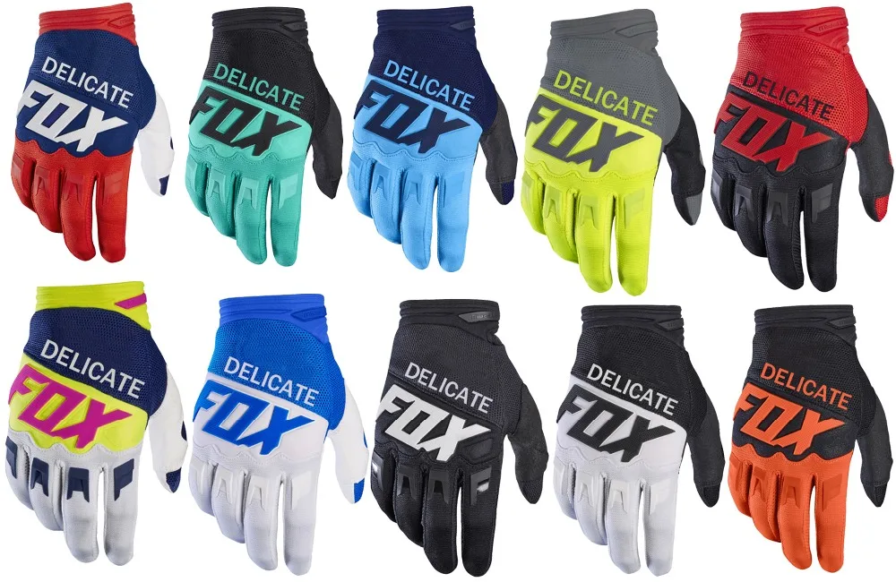 MX Racing оранжевые перчатки эндуро гоночный мотоцикл нежная лиса грязный велосипед велосипедные перчатки