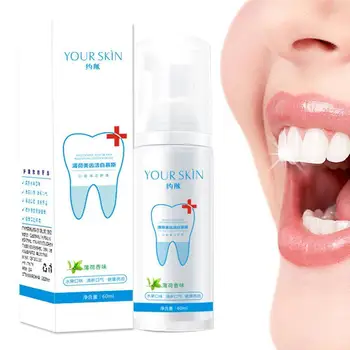 

Teeth Whitening Mousse Toothpaste Tooth-Cleaning Fresh Hygiene Stains Bad Oral Tool Removes Plaque Dental Shining Breath H7L3