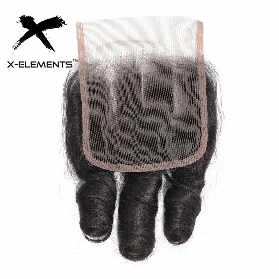  Peruvian Romance Curl Human Hair Bundles With Closure Remy Hair Extension Curly Hair Bundles With C