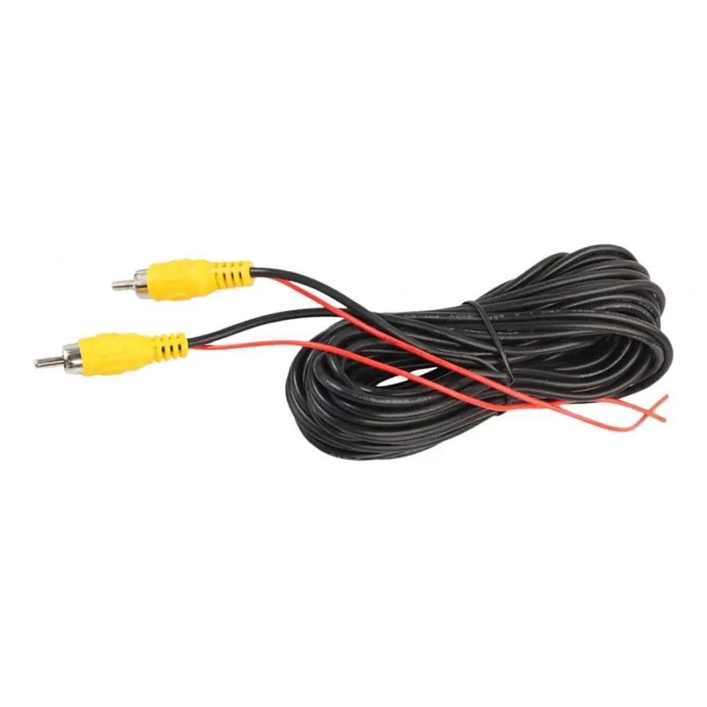 6m Car RCA Video Extension Cable Wire for Rear View Parking Camera IP67 6m Car RCA Video Extension Cable Wire for Rear View Parking Camera IP67