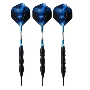 

22g Steel-tip Darts With Hard Case Aluminum Shaft And Black Coated Metal Barrel And PET Scraper Needle-point Darts