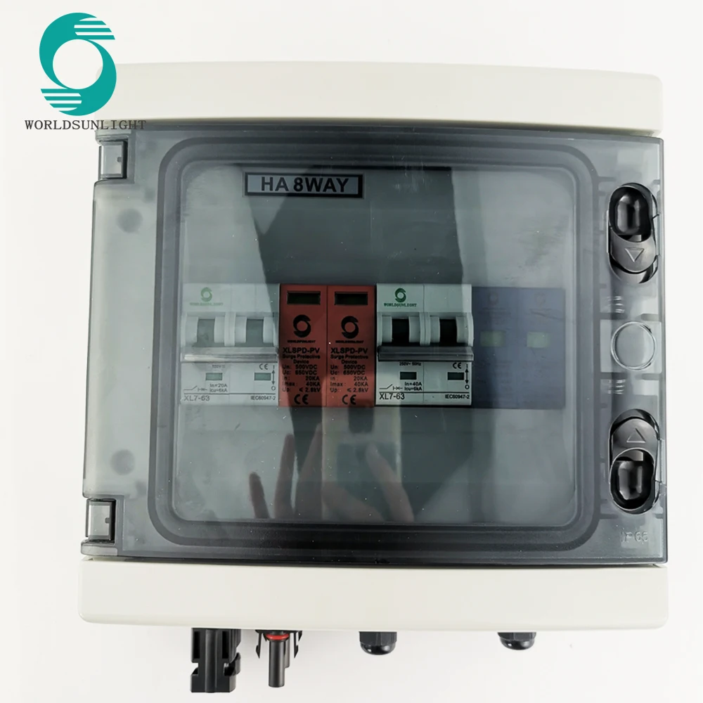 WSDB PV IP65 550V DC Солнечная фотоэлектрическая комбайнер для рынка Вьетнама|Система| |