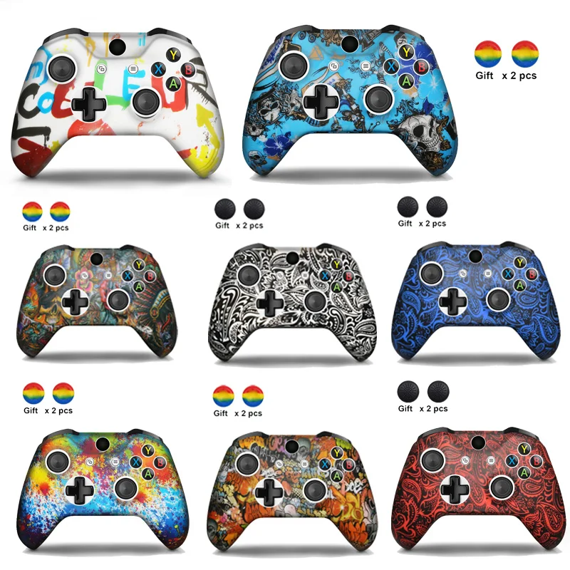 Для Xbox One тонкий джойстик мягкий силиконовый защитный чехол для контроллера XBox X S