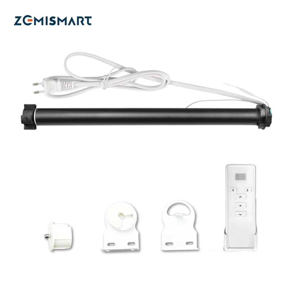 Zemismart WiFi Tuya умный занавес мотор для 36 37 мм трубка Alexa Google домашний контроль ролик