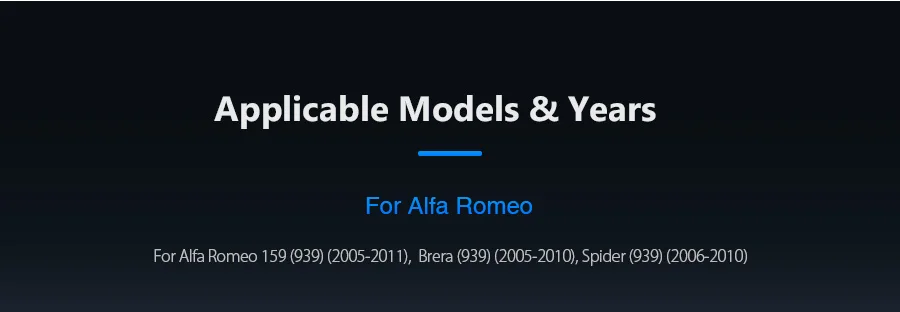 " Android 9,0 пирог автомобильный мультимидийный Навигатор Радио для Alfa Romeo 159(939) 2005-2011& Brera(939) 2005-2010& Spider(939) 2006-2010