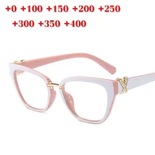 Blue Light Blocking Progressive Multifocal Reader See Far And Near Reading Eyeglasses Bifocal Presbyopia Women Reading GlassesNX