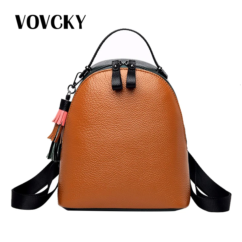 

Genuine Leather Backpack Women Real Leather Backpack Shoulder Bag Women Designer Brand Vintage College Bag Mochilas Mujer 2019