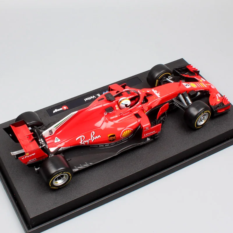 1/18 весы большой BBurago Формула гоночный автомобиль dirver SF90 № 16 Charles Leclerc № 5 Себастьян игрушечные машинки модели автомобилей