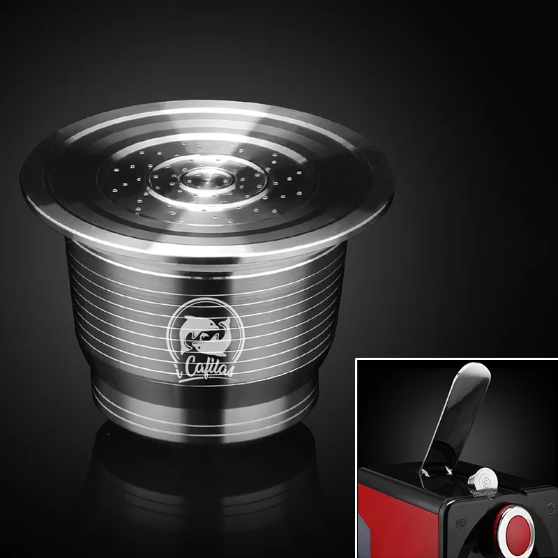 Нержавеющая многоразовая капсула для кофе Nespresso Pixie