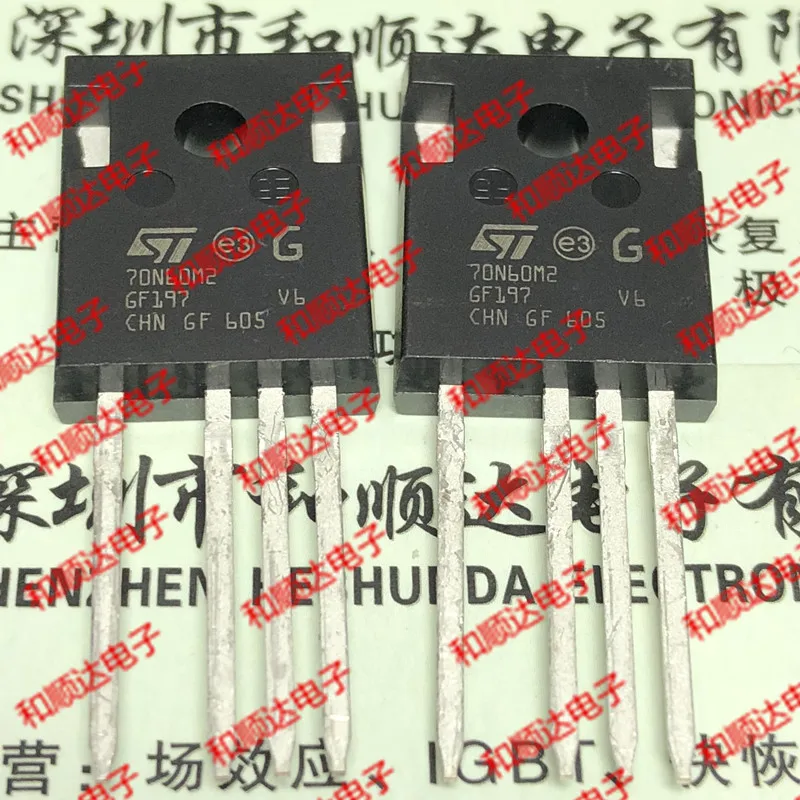 2 шт./STW70N60M2-4 70N60M2 в 247-4 TO247