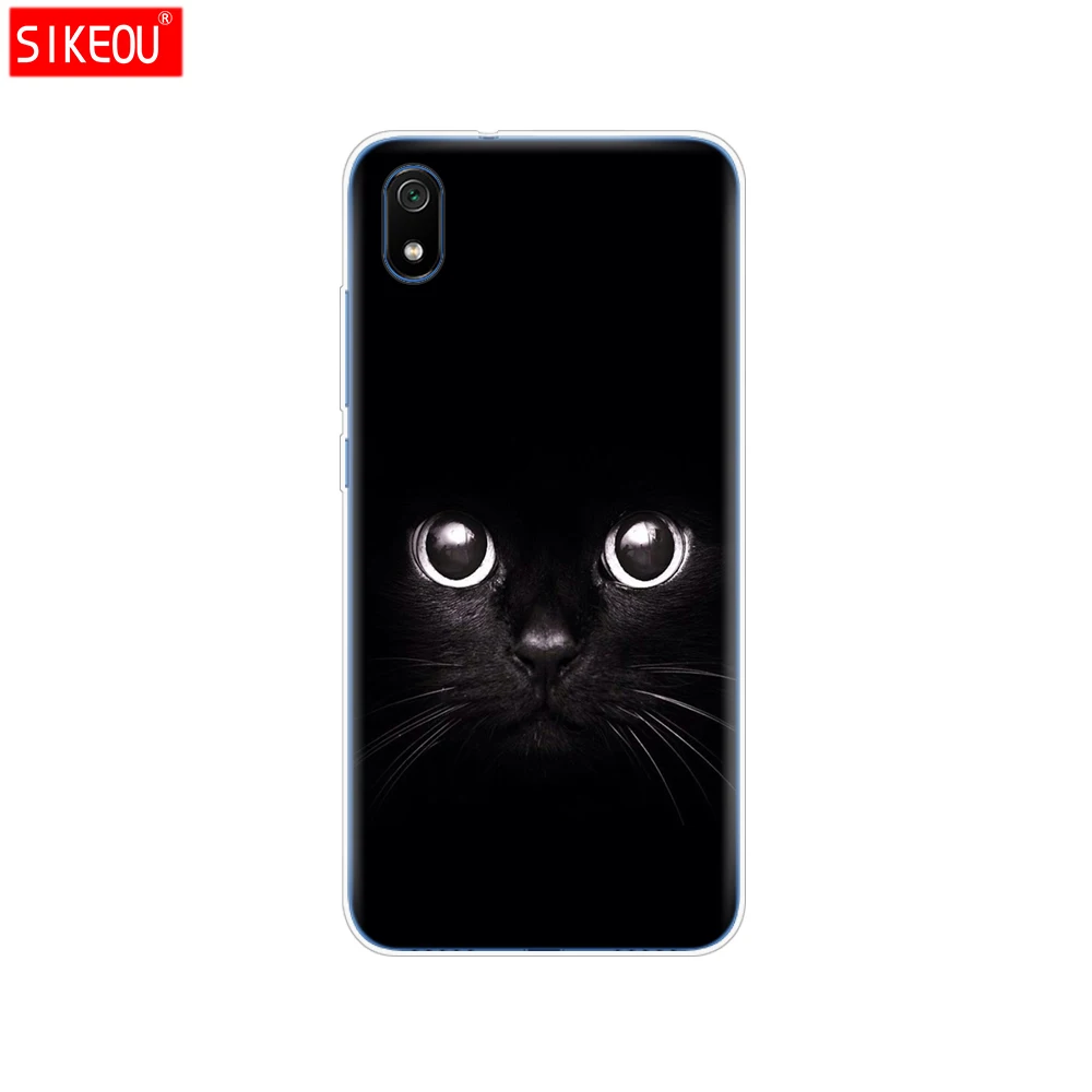 Силиконовый чехол для xiaomi redmi 7a, чехлы с полной защитой, мягкая задняя крышка из ТПУ для redmi 7 a, бампер hongmi 7a, чехол для телефона - Color: 33950