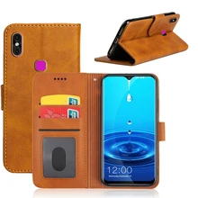 MKS Case untuk Leagoo M13 Case Cover Silikon Lembut PU Kulit Flip dengan Pemegang Kartu Magnetik dengan ID slot Kartu(China)