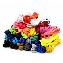 Мужские и женские цветные эластичные круглые шнурки для ботинок детские мокасины для взрослых шнурки O25 19 Прямая поставка