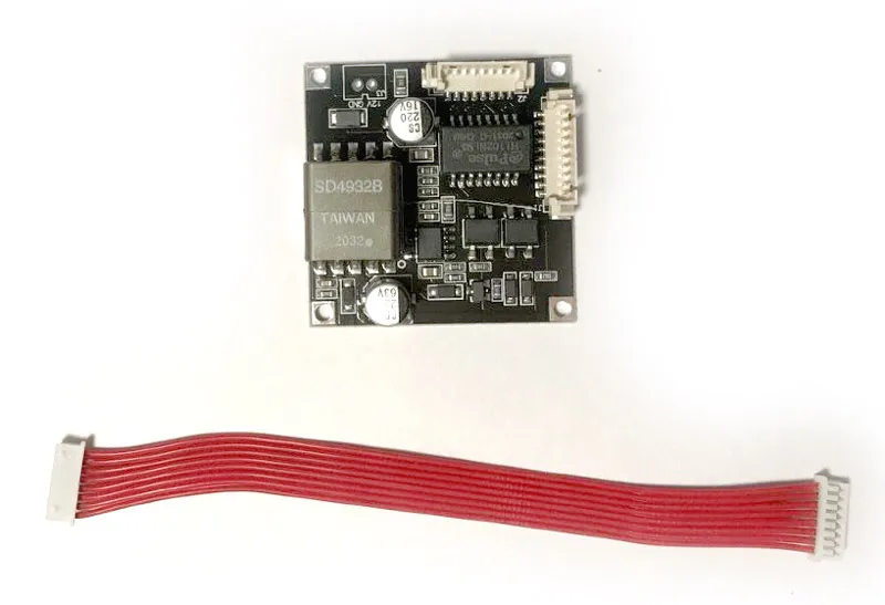 Плата модуля POE 8 контактов Power Over Ethernet для сетевой IP-камеры видеонаблюдения 12 В