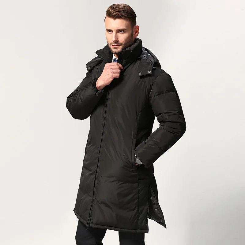 AliExpress мужской пуховик среднего возраста, Европа и Америка, Мужская одежда,, пуховик, большой размер, мужское пуховое пальто