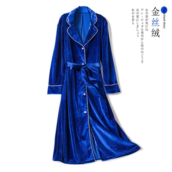 

Female Velour Lounge Nightwear Sexy Home Clothing Nightgown Nightshirt Sleepwear Homewear Casual Sleep Shirt Loose Nightdress