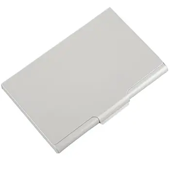 

Creative Useful Box Cover Credit Business Card Wallet (Silver)