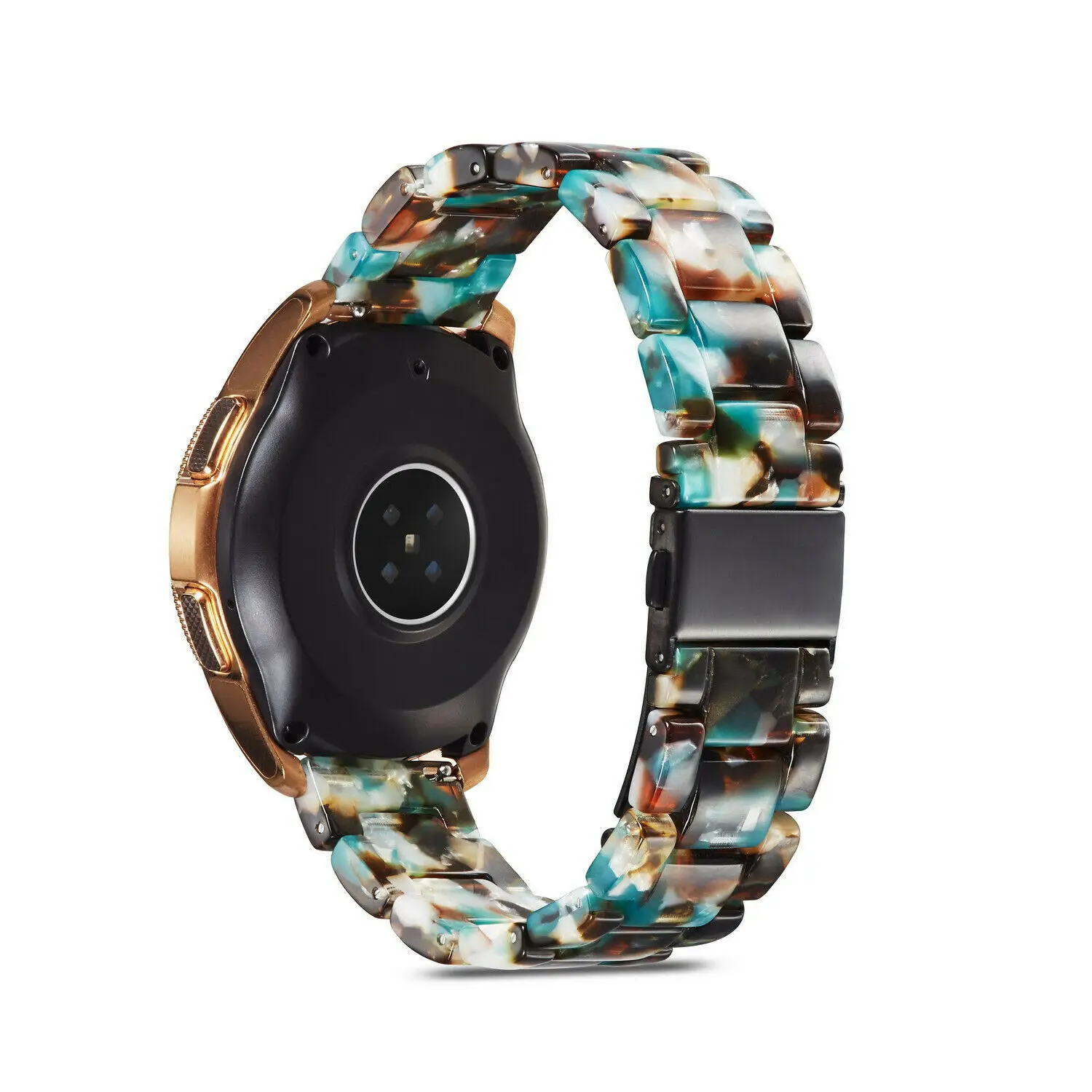 Green Flower 22 мм Универсальный Цветной полимерный ремешок для samsung Galaxy Watch 46 мм gear S3 Band Amazfit/huawei Watch GT 2/Pebble Time ремешок - Цвет ремешка: Green Flower