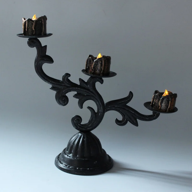 

12PCS Realistic Flickering Flameless Candles Electronic LED Candle Light Tea Lights For Halloween Christmas Theme Party Decor