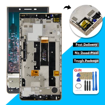 

For BlackBerry KEY2 LE KEY 2 LE KEYONE LITE LCD Display Touch Screen Digitizer Glass Panel Assembly + Frame