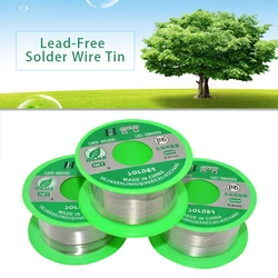 Fil à souder en étain sans plomb, 50G, 0.5/0.6/0.8/1.0mm de diamètre, en rouleau, noyau de fer à souder, étain fourré en colophane 