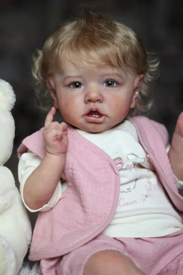 Популярный набор кукол reborn Saskia с лицом очень мягкие на ощупь свежий цвет