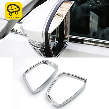 

CARMANGO for VW Volkswagen T-ROC 2018 2019 Car Rearview Mirror Rain Shield Shade Eyebrow Shower Blocker Cover Sun Visor Sticker