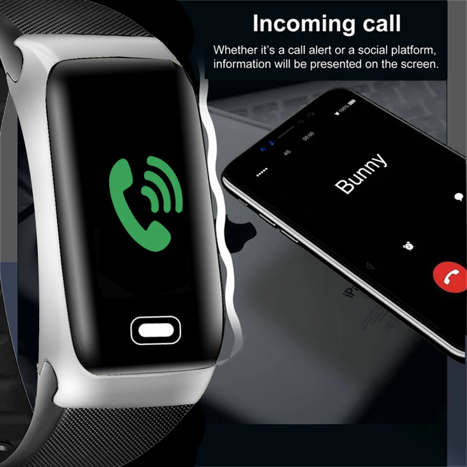 Bluetooth Смарт часы для мужчин и женщин монитор артериального давления