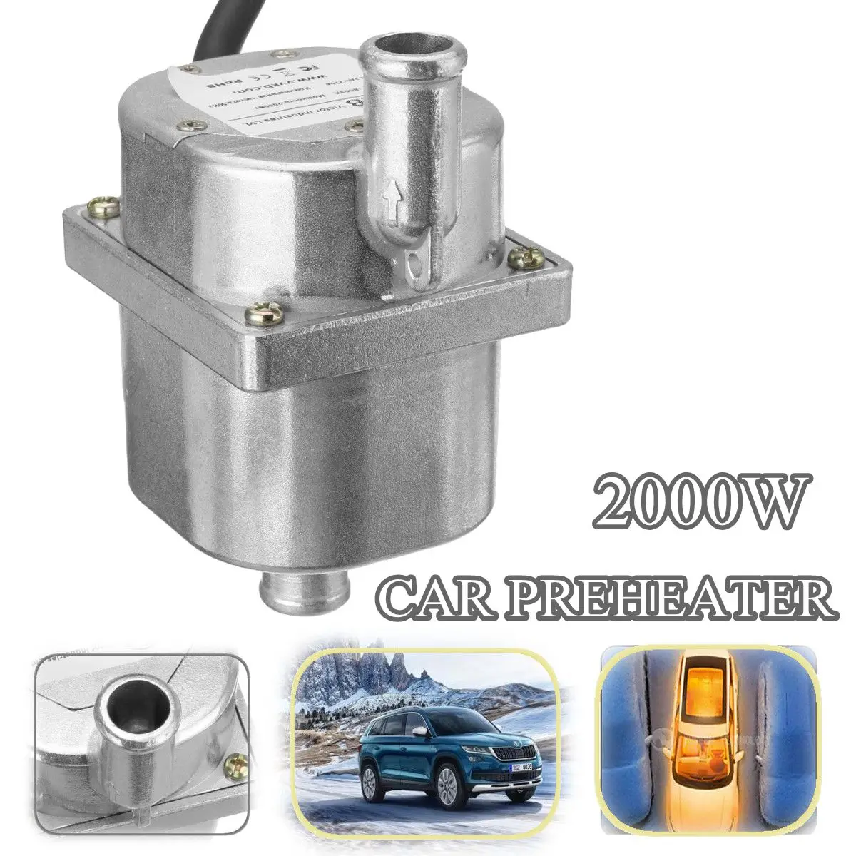 220V1500W/2000W обогреватель двигателя газовый Электрический стояночный обогреватель дизельный Обогреватель Воздушный стояночный Автомобильный Подогреватель охлаждающей жидкости