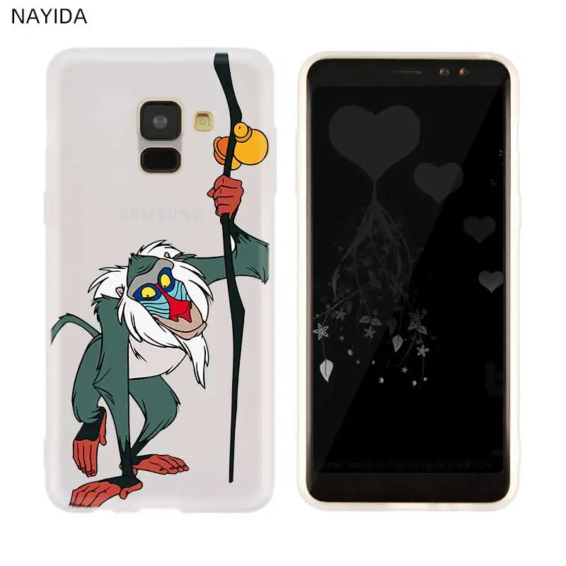Крышка чехол для телефона для samsung Galaxy A10 A30 A40 A50 A60 A70 A80 A90 A6 A8 A9 A7 A5 плюс с героями из мультфильмов; с изображением короля льва - Цвет: photo is 3D mode 6