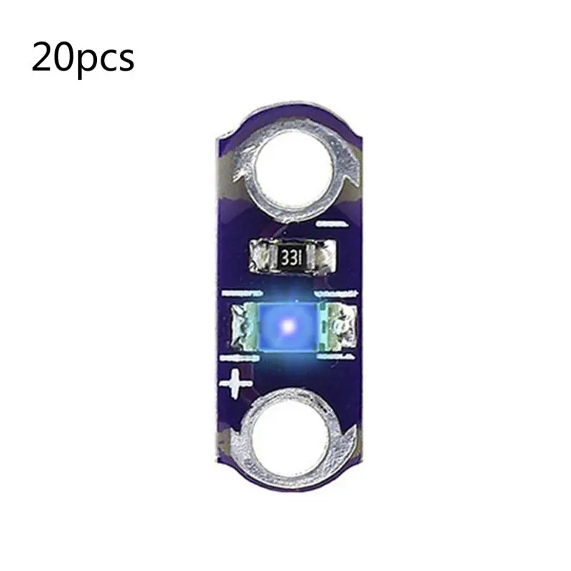 

20pcs/lot LilyPad Button Board Module Led Light for 3V-5V SMD DIY Kits