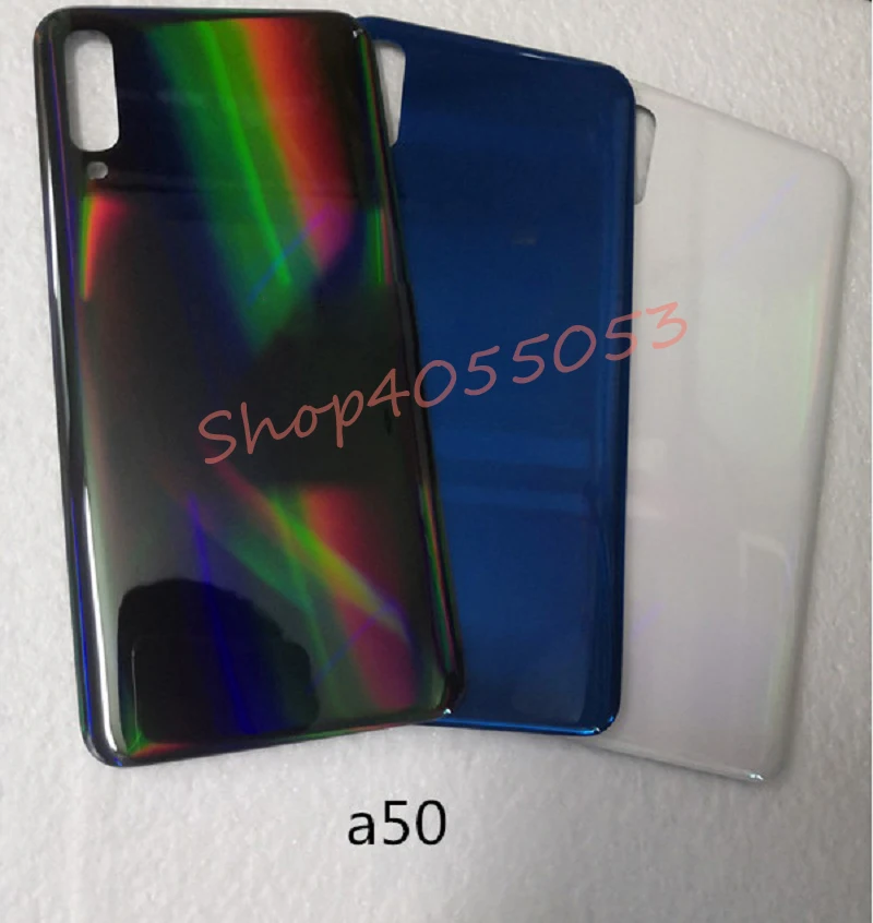 1 шт. для Galaxy A30 A40 батарея задняя крышка для samsung A50 A70 задняя дверь Корпус Замена Ремонт Запчасти
