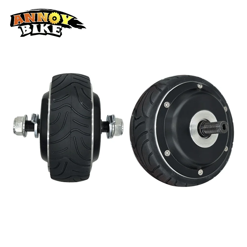 4-inch-Robot-Hub-Motor-Drive-Built-in-Encoder-Wheel-24V150W-Double-Shaft-And-Single-Shaft (3)