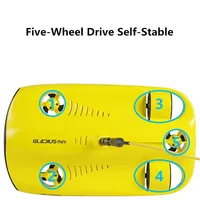 Gladius mini drones Five-Wheel Drive Miniature Underwater Submarine Drone Diving Drone with 4K Camera One-button lock depth 100m 2