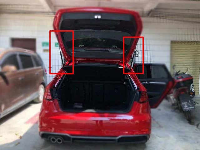 Углеродное волокно для Audi A3(MQB/8 V) SUV 2013- авто задний люк багажника Boot Lift поддерживает газовые стойки газовые пружины барные амортизаторы