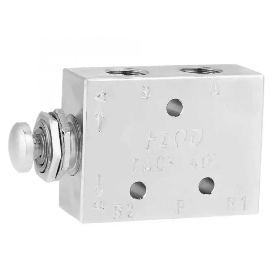Válvula de Aire Neumático Interruptor De Control Perilla de posición 3-way 2 válvula mecánica