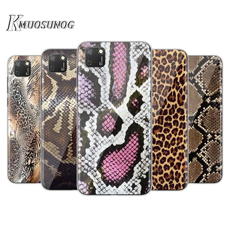

leopard print Snake skin art pattern for Huawei Honor 9S 9A 9C 30 20 10i 9X Lite 8X 20 10 10i 9 Lite 8C 8A 7C 7A Pro Phone Case