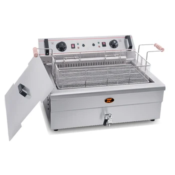 

Electric fryer with temperature control function, electric fryer, 30L large capacity fryer