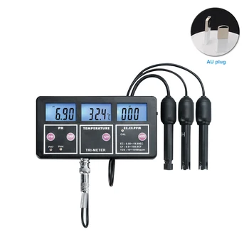 

PH Meter Wide Use 6 In 1 Combo Water Quality Accurate Backlight ORP EC CF TDS PPM Temperature Multi Parameter Pool Professional